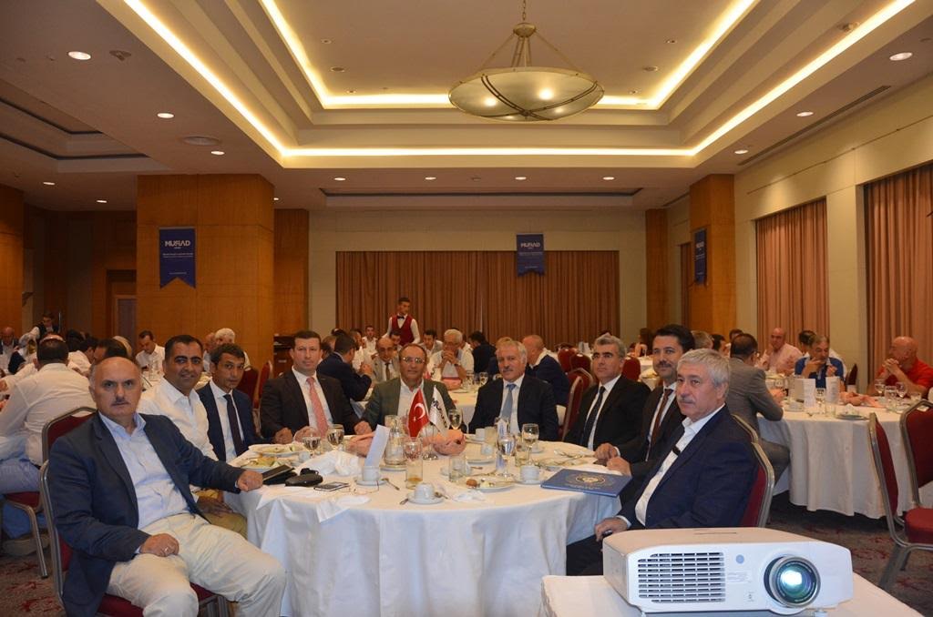 "KENAN YAVUZ MÜSİAD'IN KONUĞU OLDU"