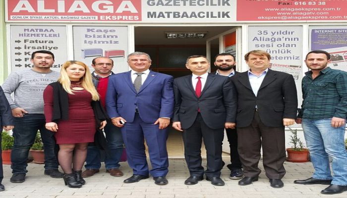 ALİAĞA, DOKTOR ÜLKÜMEN RODOPLU'YU AĞIRLADI