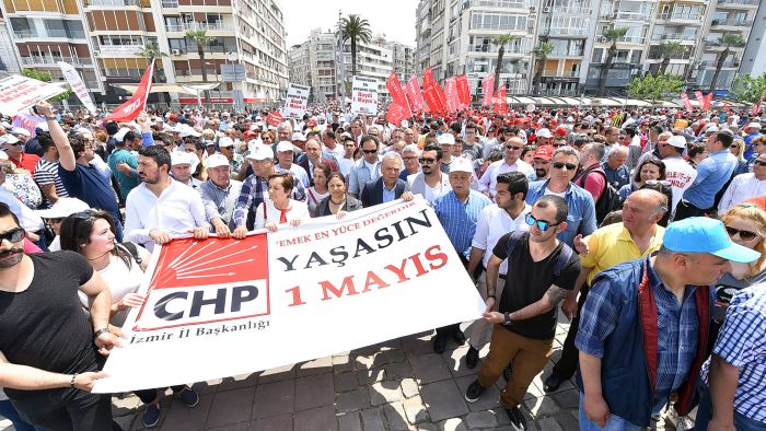 1 Mayıs coşkuyla kutlandı