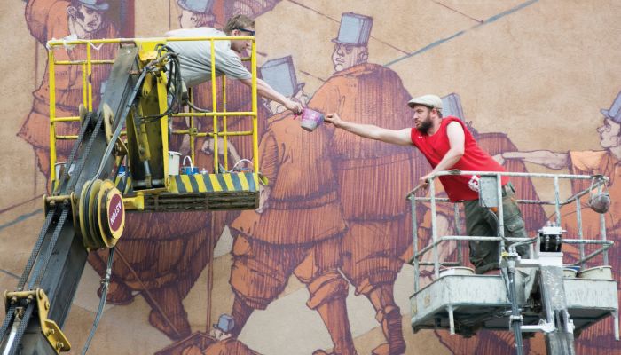 150. yılda "sanat sokakta"