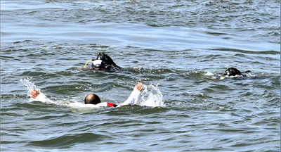 Balık adamlar nefes kesti