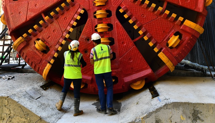 "Dev köstebek" yeraltına indi