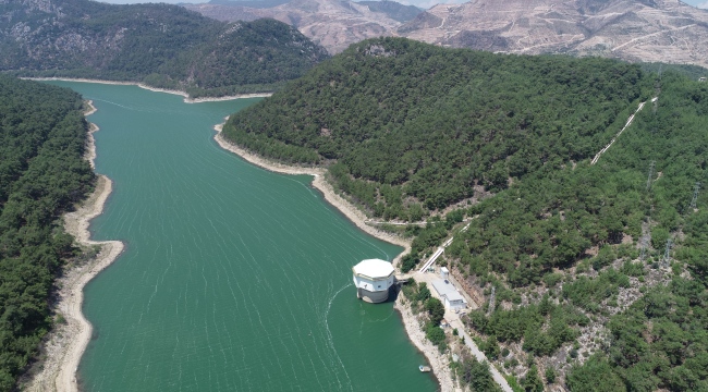 Barajlar drone ile koruma altında