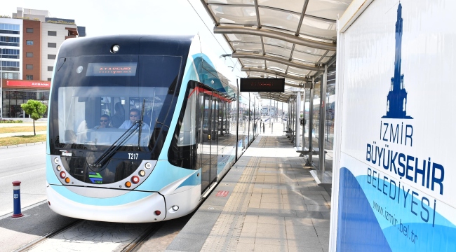 İzmir Tramvayı 50 milyon yolcu taşıdı
