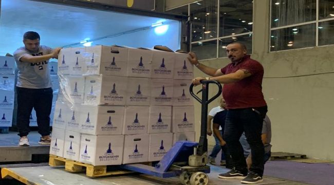 İzmir Büyükşehir Belediyesi'nden Giresun'a yardım