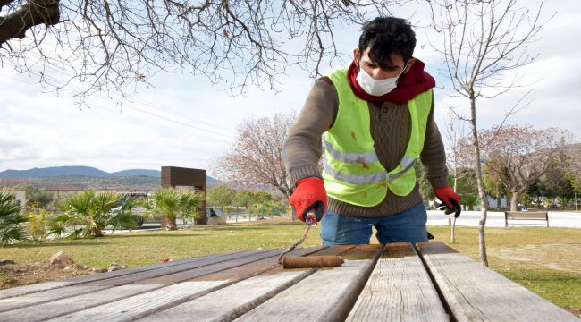 Aliağa Belediyesi Ekipleri Uzunhasanlar'da