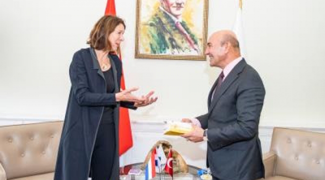 Soyer, Hollanda Büyükelçisi Kwaasteniet'i ağırladı