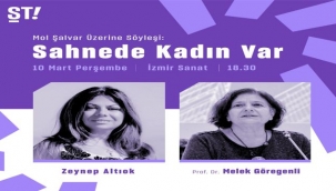 Mor Şalvar "Kadın" Söyleşisiyle Sahnede