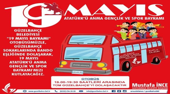 Güzelbahçe'de 19 Mayıs heyecanı