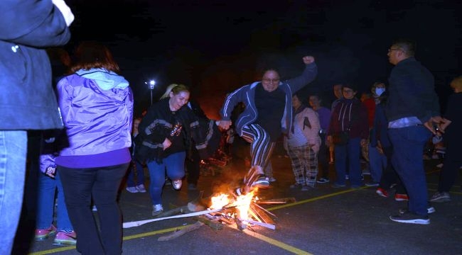 Torbalı'da Hıdırellez ateşi yandı