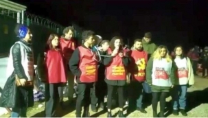 TKP'den Konya'daki barınak önünde basın açıklaması