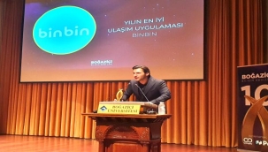 BinBin'e "En İyi Ulaşım Uygulaması" ödülü
