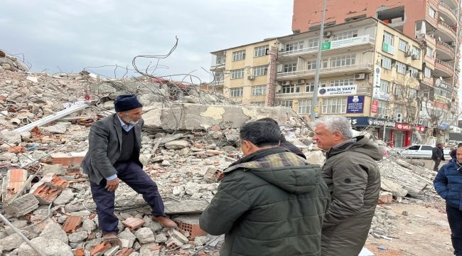 Başkan Engin'den Deprem Bölgesine Ziyaret