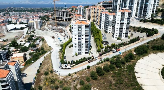 Narlıdere Belediyesi Asfaltlama Çalışmalarını Sürdürüyor