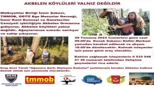İzmirli STK'lar Akbelen'e gidiyor