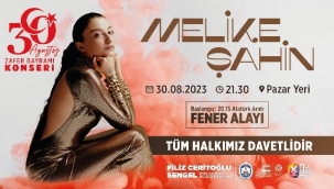 Melike Şahin 30 Ağustos'ta Efes Selçuk'ta 