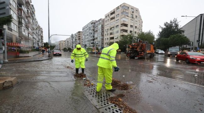 İzmir'de metrekareye 58,5 kilogram yağış düştü