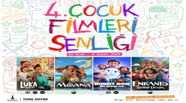 4. Çocuk Filmleri Şenliği 20 Ocak'ta başlıyor