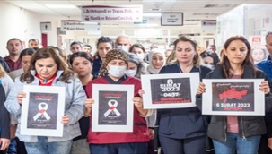 6 Şubat depreminde hayatını kaybedenler İzmir'de anıldı 