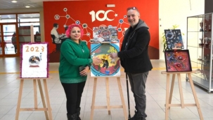 EÜ İletişim Fakültesinde "Uluslararası Kolaj Sergisi" açıldı