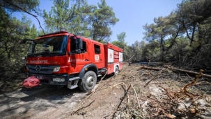 İzmir İtfaiyesi orman yangınlarına karşı 7 gün 24 saat nöbette