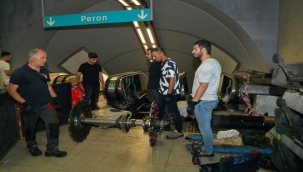 Metronun yürüyen merdivenlerinde geniş kapsamlı bakım çalışması 