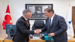 Başkan Tugay'a ziyaret