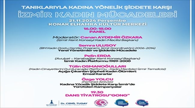 Kadına şiddete karşı İzmir