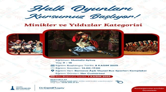 İzmirliler halk oyunları eğitimlerinde buluşuyor