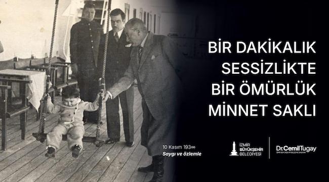 Başkan Tugay: Atatürk, en büyük eseri olan Cumhuriyet ile sonsuza dek yaşayacak