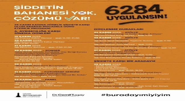 İzmir'de 25 Kasım etkinlikleri başlıyor