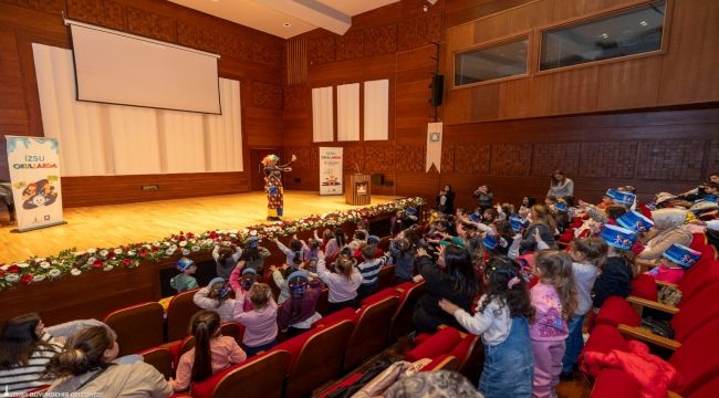 İZSU, yeni yıla miniklerle "Merhaba" dedi