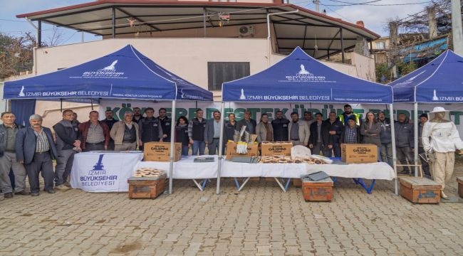 Büyükşehir'den afetzede arıcılara can suyu