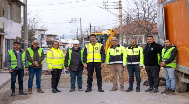 Sarnıç'ta içme suyu yatırımı hızla ilerliyor