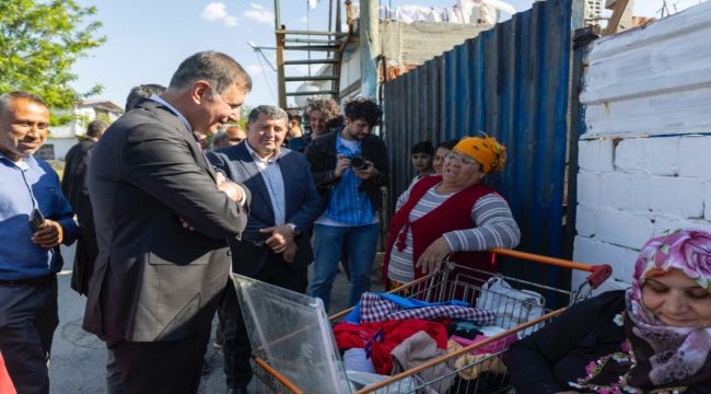 Başkan Tugay Çırpı'da halkla buluştu 